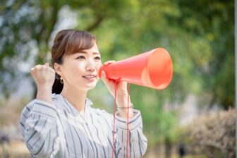 運動会のお母さん